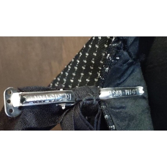 Western Dress Vest Pants Set Metallic Equestrian Black Waistcoat Mens Medium 32 - Picture 5 of 16